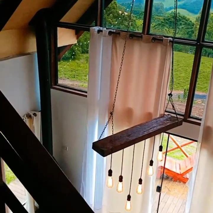 Вилла Chale Com Vidros E Hidromassagem Сан-Бенту-ду-Сапукаи Экстерьер фото